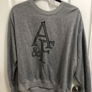 Abercrombie and Fitch gray crewneck